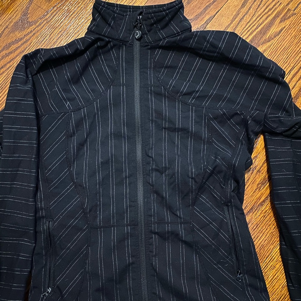 Lululemon Black Striped Jacket